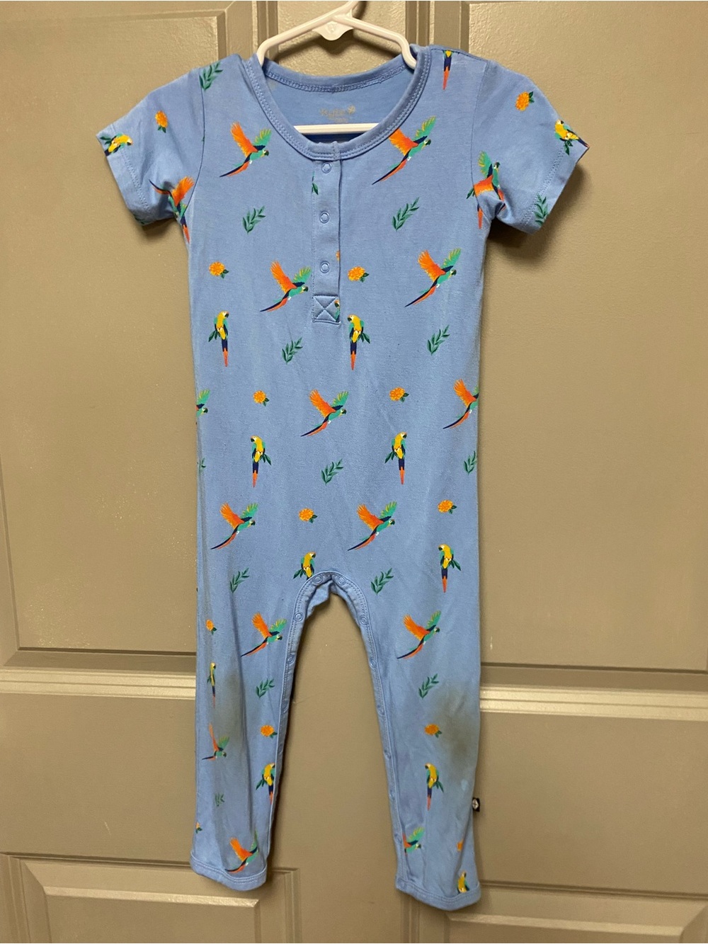 Kyte Baby Short Sleeve Romper - Size 2T